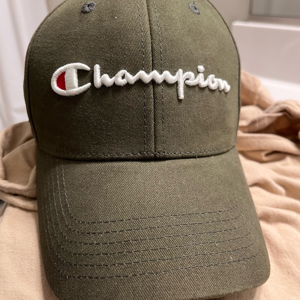 Champion Khaki Green Baseball Cap
